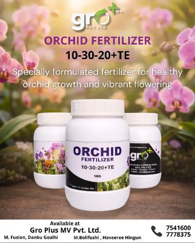 Orchid Fertilizer 10-30-20+TE — NPK 10-30-20 with trace elements, 1 kg tub